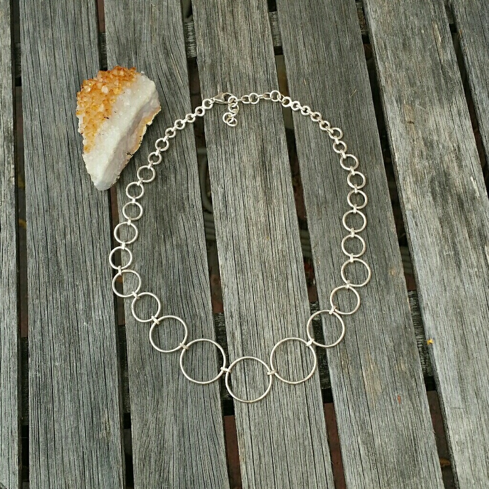 Silver Circle of Life Necklace
